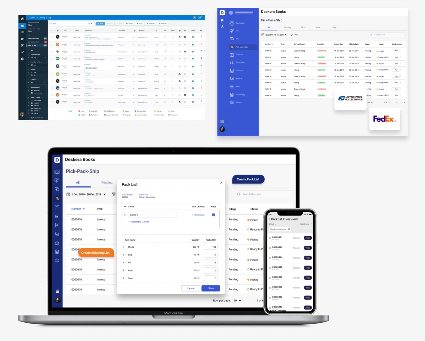 Market research of B2B logistics platforms for UI inspiration