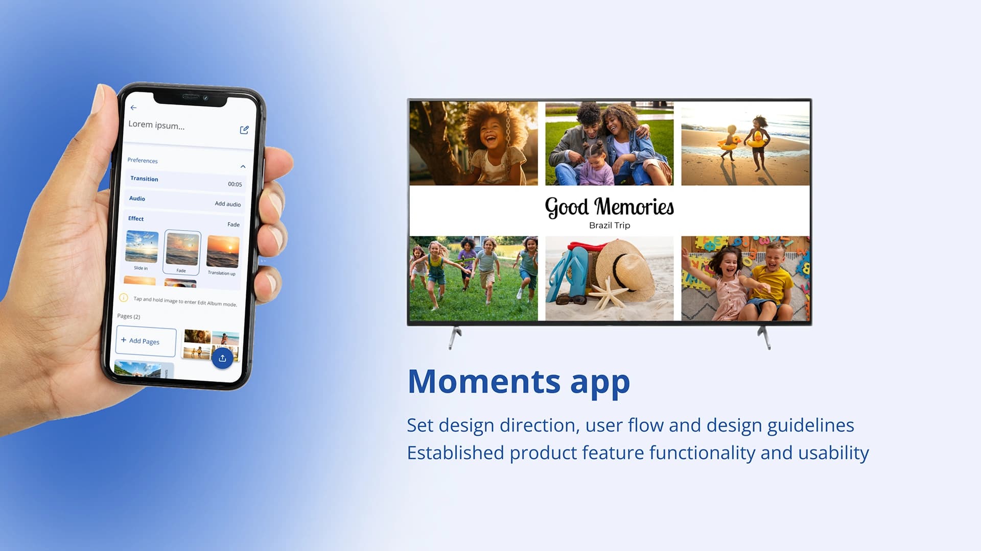 Moments app